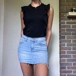 Brandy Melville jean skirt